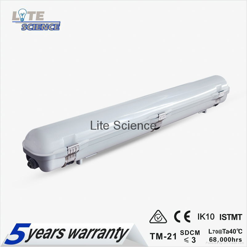 IP65 Led Parking Lot Light 600mm 1200mm 1500mm SAA C-Tick CE RoHS