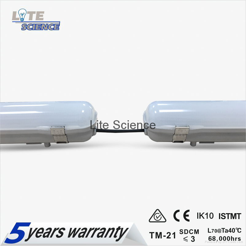 IP65 Led Parking Lot Light 600mm 1200mm 1500mm SAA C-Tick CE RoHS 4