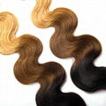 1/4/27 ombre body wave hair shedding free high quality virgin hair  3