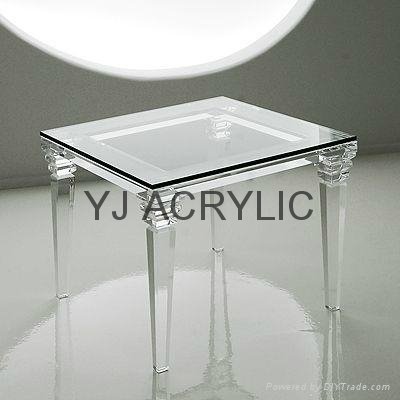 Acrylic side table acrylic furniture acrylic funiture leg  2