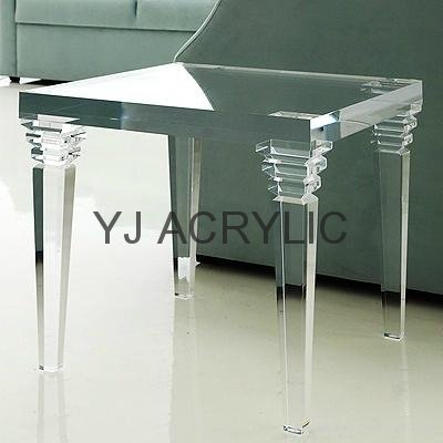 Acrylic side table acrylic furniture acrylic funiture leg  4