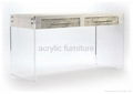 Acrylic desk acrylic table acrylic dressing table acrylic furniture  3