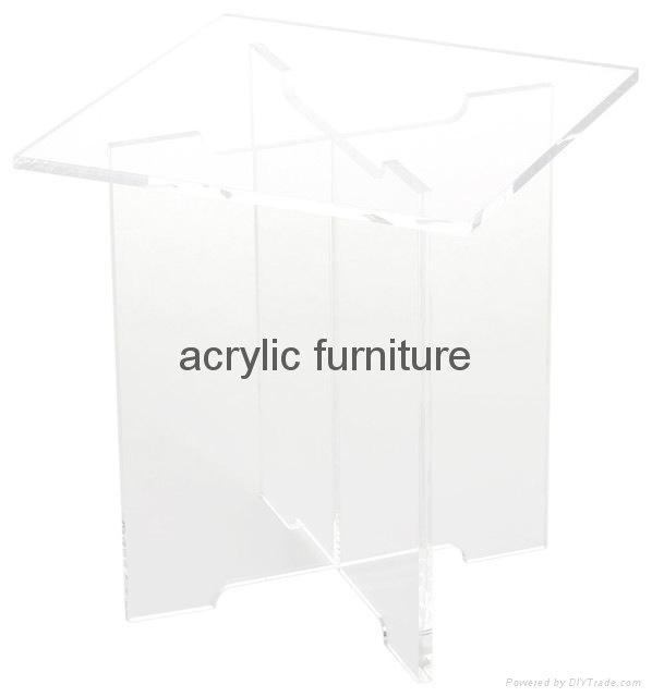 Acrylic stool acrylic side table end table acrylic funiture  2