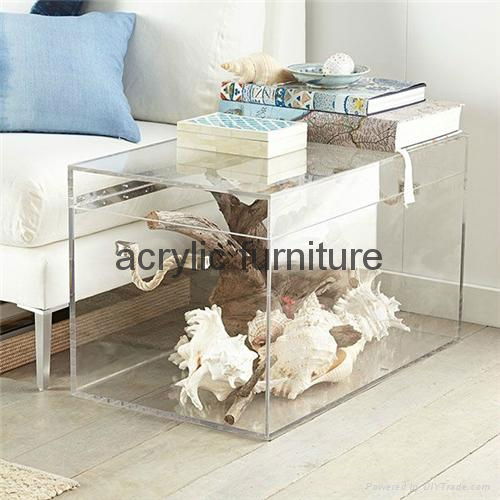 Acrylic box acrylic coffee table acrylic table acrylic side table  funiture 3