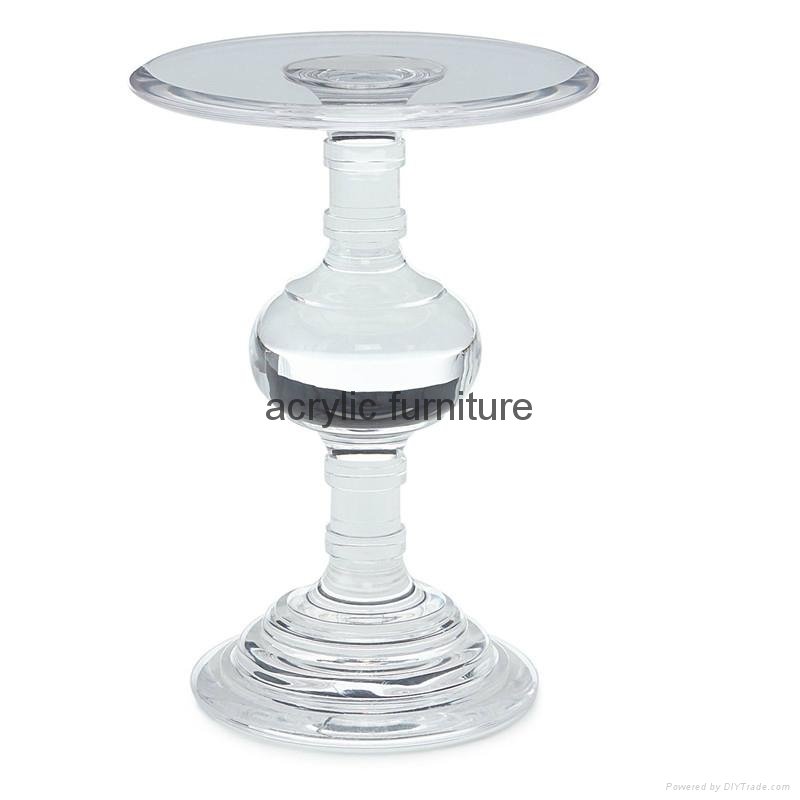 Acrylic side table acrylic round shape side table acrylic furniture acrylic base