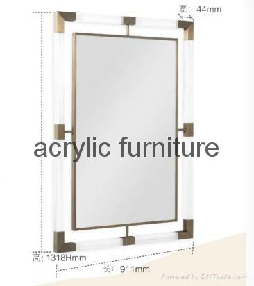 Acrylic mirror frame acrylic furniture acrylic frame  2