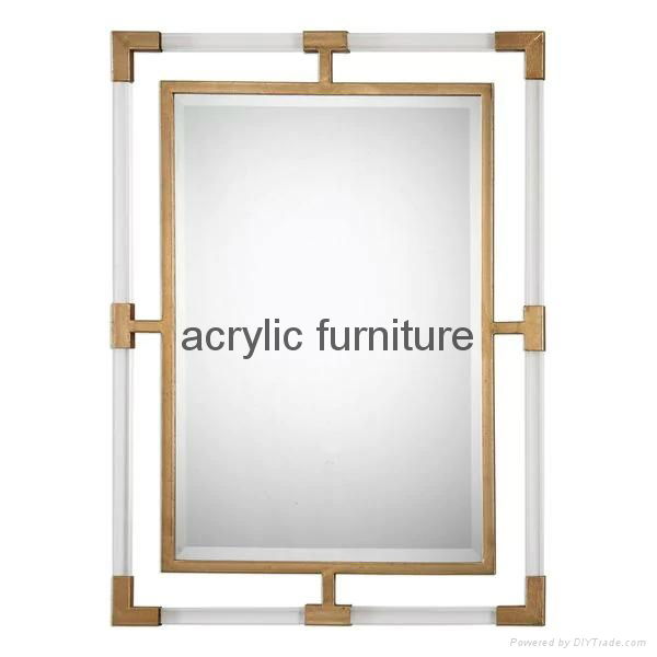 Acrylic mirror frame acrylic furniture acrylic frame  3