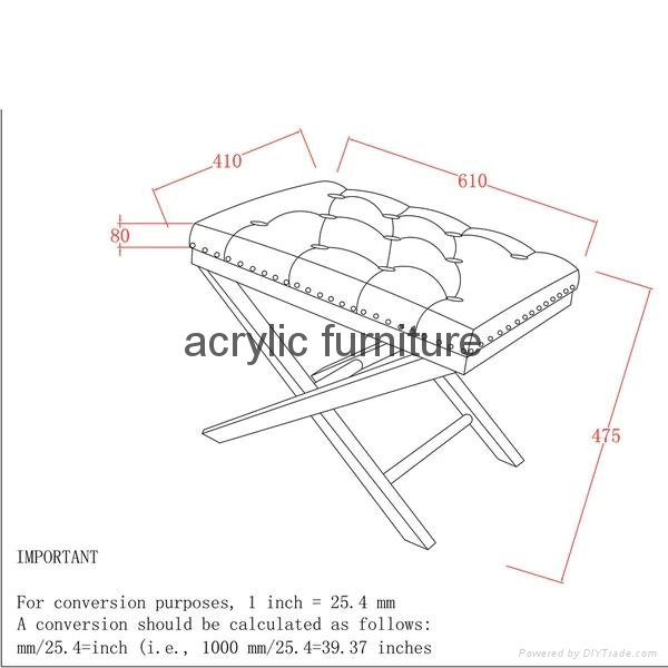 Acrylic stool acrylic side table end table acrylic funiture  3