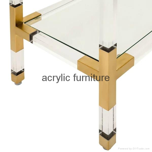 Acrylic console table entrance table acrylic furniture  5