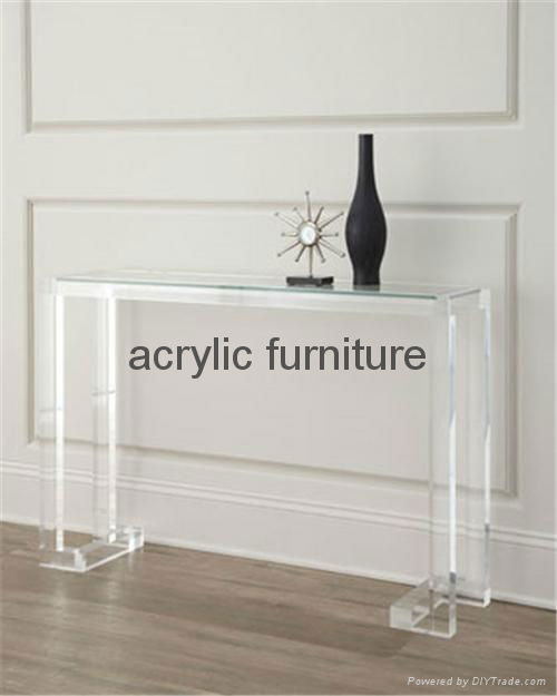 Acrylic console table entrance table acrylic furniture  3