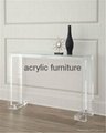 Acrylic console table entrance table acrylic furniture  3