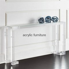Acrylic console table entrance table acrylic furniture 