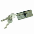 Double open lock cylinder S slots