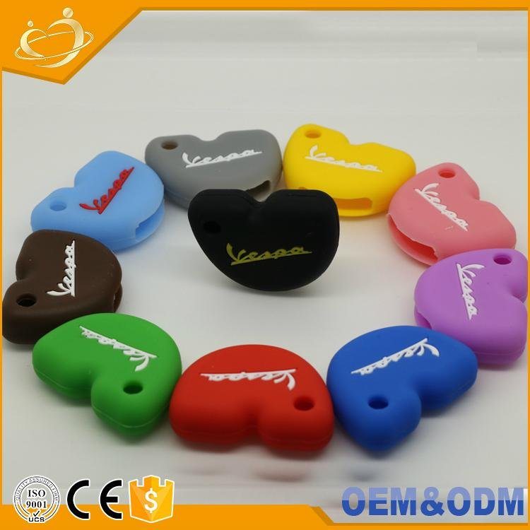 Motorcycle Accessories Products Silicone Car Key Shell holder cover for vespa 