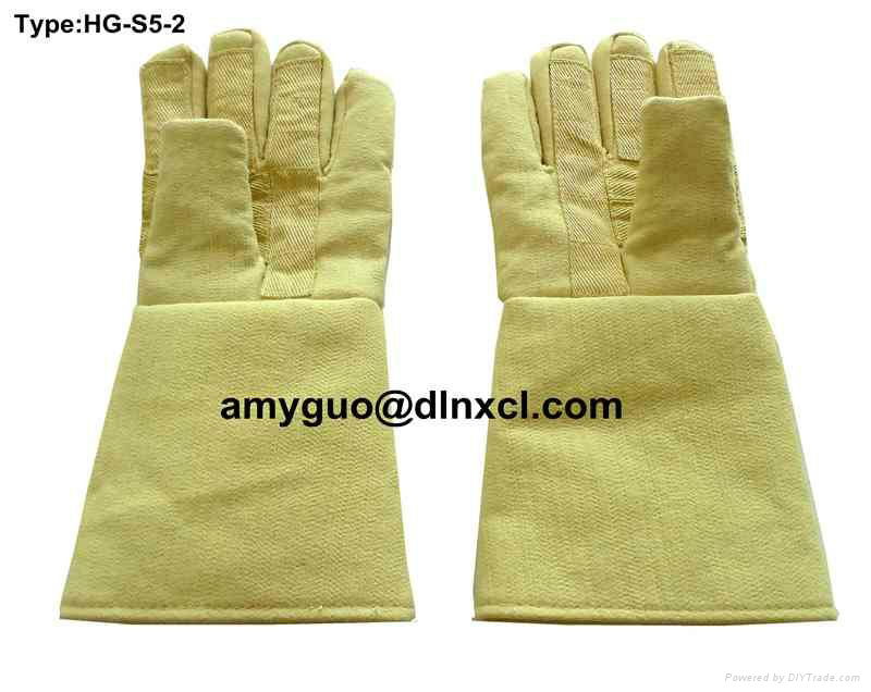 500 ℃ High Temperature Resistance & Wearable Kevlar Gloves HG-S5-2