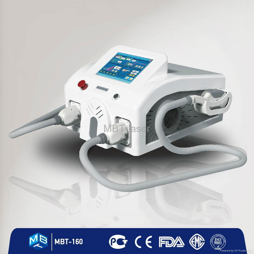 Elight Elos IPL SHR multifunction hair removal machine MBTlaser 160