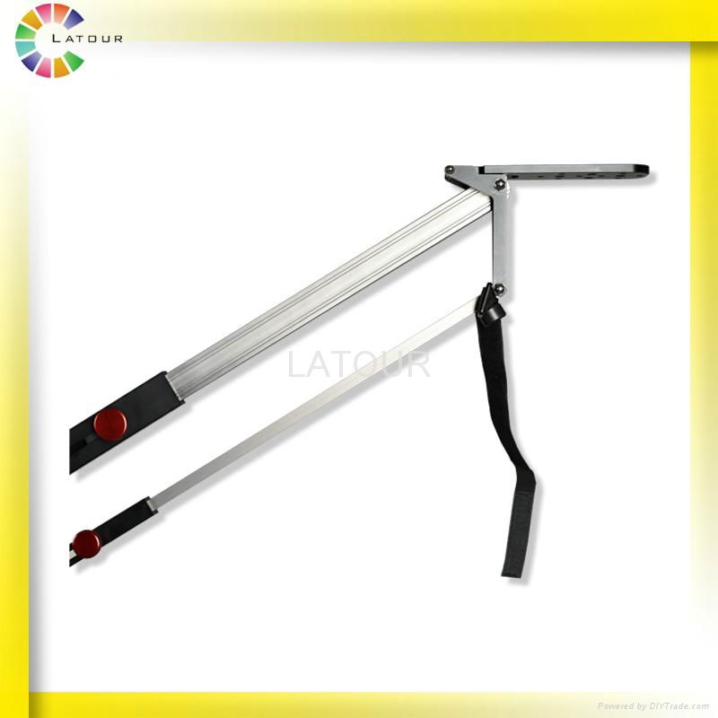 Portable Aluminum Alloy jib 3M Flexible Extended Adjustable Camera photo jib 3