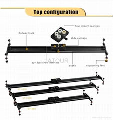 Manufactory Powerful Aluminum Alloy Track 80cm Heavy Appliance Camera Slider