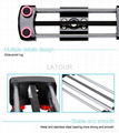 Portable camera slider adjustable double distance plus video dolly slider 4