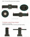 Camera mini manual track slider follow focus  video slider for camera shooting 5