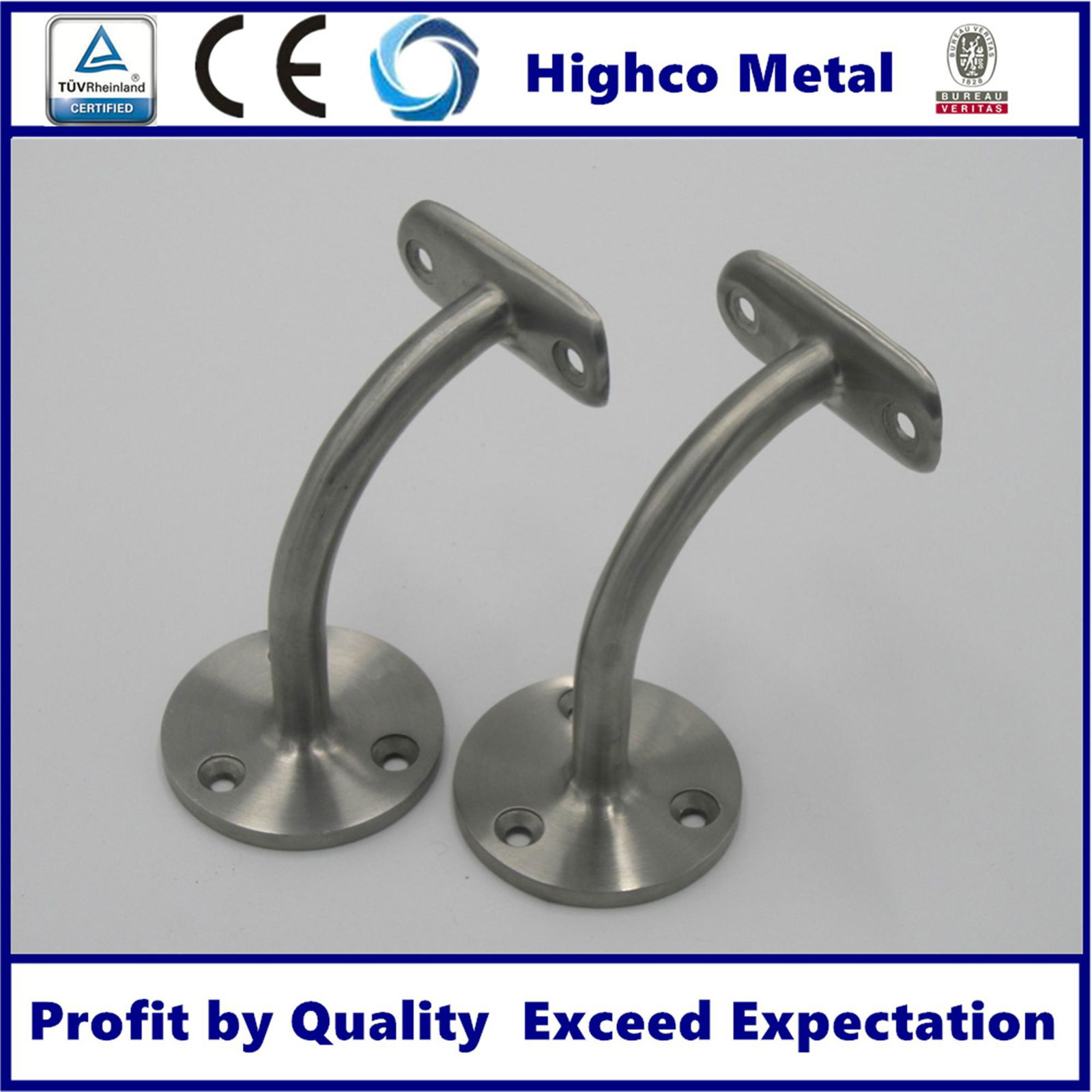 Handrail Bracket Stainless Steel Balustrade 3