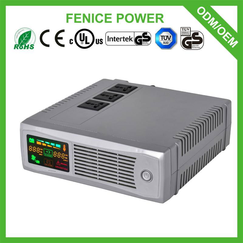 High frequency power inverter 1200VA/720W for home use