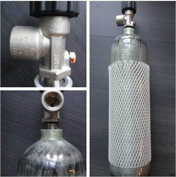 New Update Compressed Air PCP Paintball 4500psi 3L Carbon Fiber Cylinder CRPIII- 2