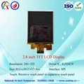 factory OEM 2.8 inch tft lcd display 240x320 touch panel optional 2
