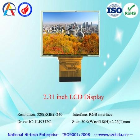 China low cost 2.31 inch 320x240 tft lcd display  3