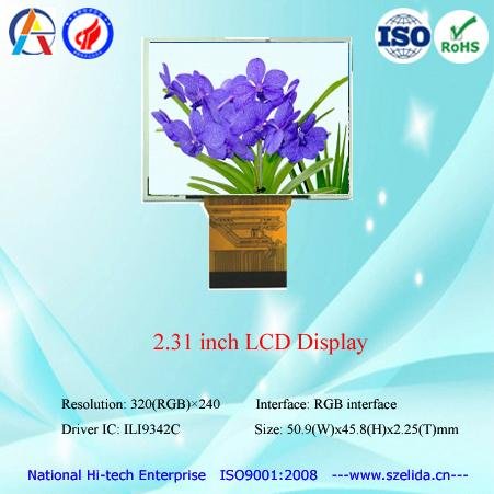 China low cost 2.31 inch 320x240 tft lcd display  4