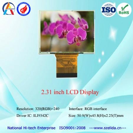 China low cost 2.31 inch 320x240 tft lcd display  5