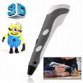 3d printing pen intelligent 3d pen kids DIY tool 3d pen 3