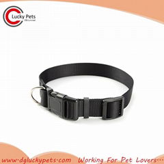 Plain Pet Nylon Collar For Puppy Dogs