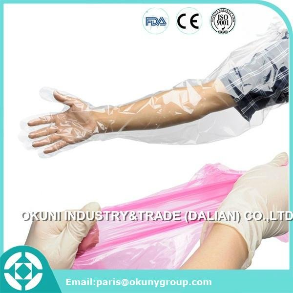 Veterinary artificial cattle insemination gloves manufacturer of China 3