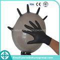 Black nitrile glove disposable work gloves  3