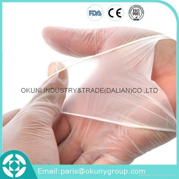 High Quality Customized Experimental Gloves CE Disposable Medical Vinyl Glove