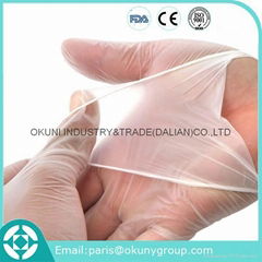 High Quality Customized Experimental Gloves CE Disposable Medical Vinyl Glove