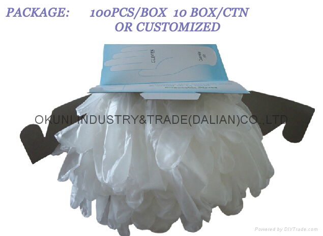 High Quality Customized Experimental Gloves CE Disposable Medical Vinyl Glove 3