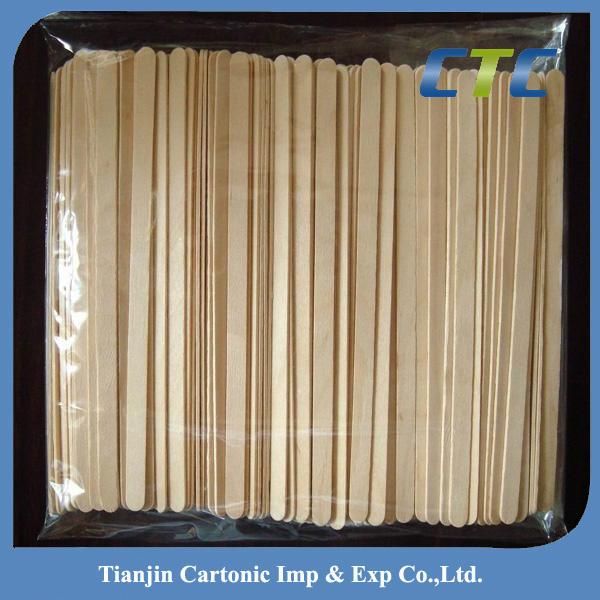 Wholesale disposable birch wooden coffee stirrer 4