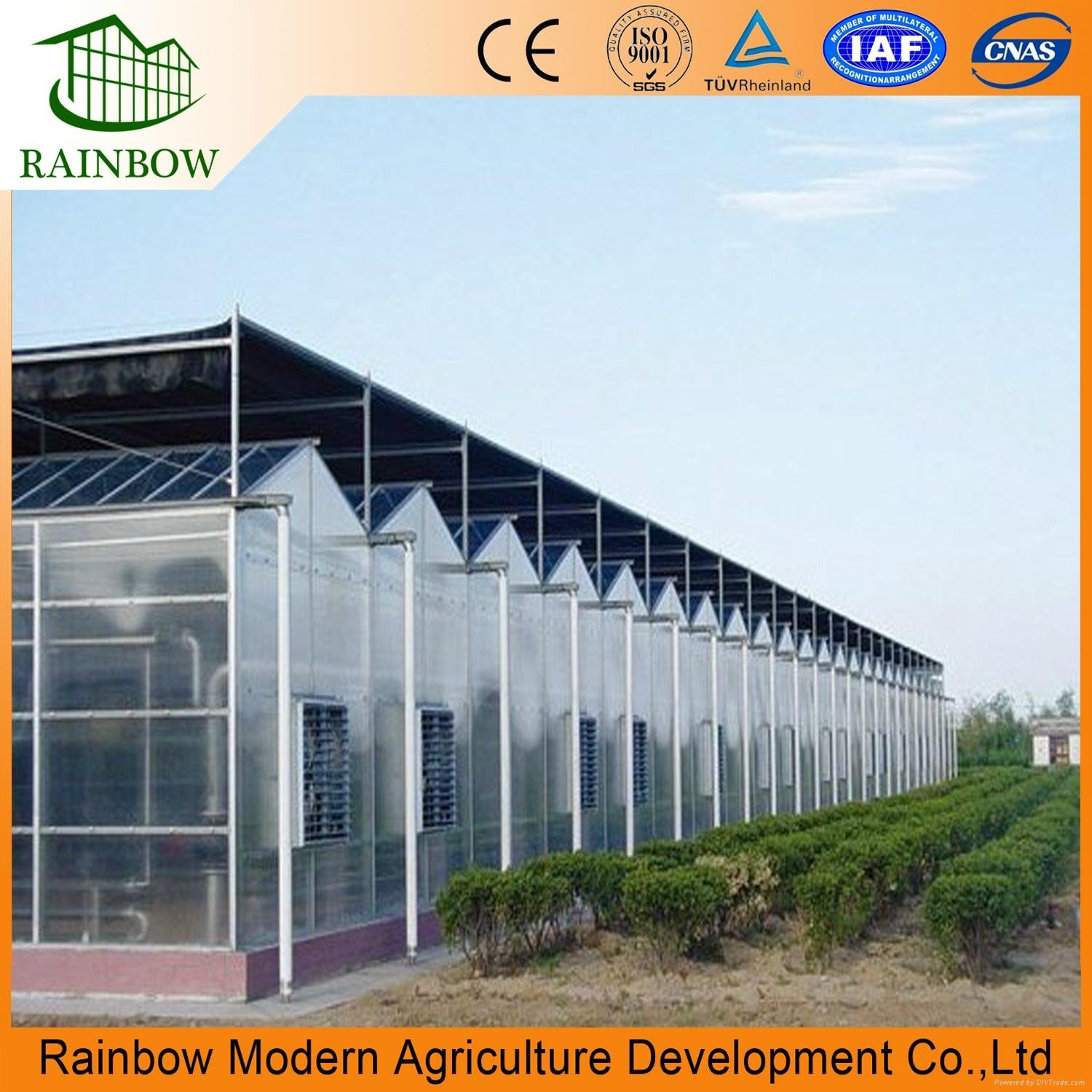professional greenhouse supplier of customized PC sheet greenhouse 2