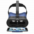 Plastic Virtual Reality 3D Video Glasses VR BOX 3D Glasses For Android iOS 4.3-6 2