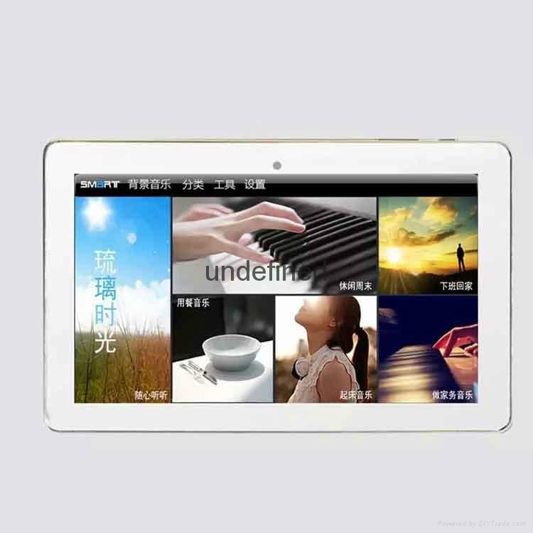 A990 Smart home background music audio system controller with FM/TF 3