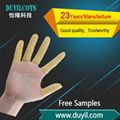 Beige Latex finger cots 1