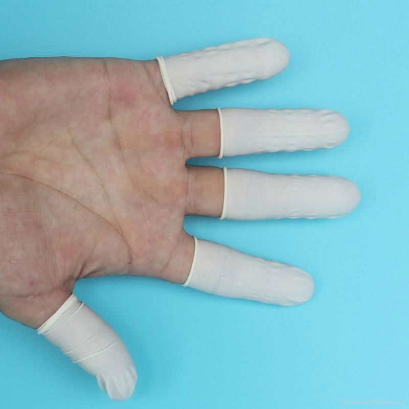Ordinary White Latex finger cots 2