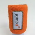 Cotton woven label logo sweatband 4