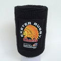 Cotton woven label logo sweatband 3