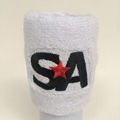 Wrist sweatbands cotton hand band for custom 4