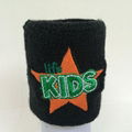 Personalized logo cotton wrist sweatband