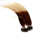 U  tip keratin hair prebonded hair remy hair 3