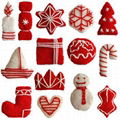 Knit Christmas ornaments